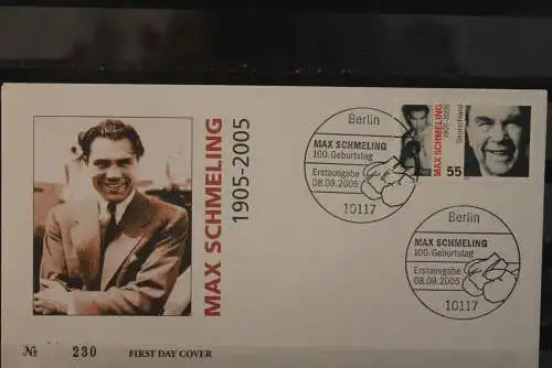 Deutschland 2005; FDC Max Schmeling