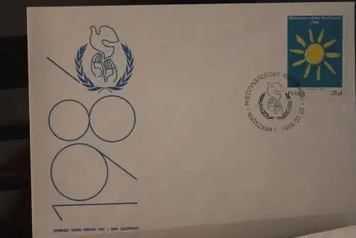 Polen 1986, FDC