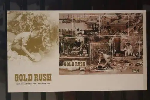 New Zealand 2006; Block: Gold Rush; FDC