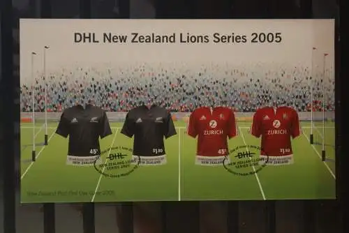 New Zealand 2005; - DHL New Zealand Lions Series 2005; FDC; lesen