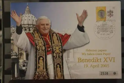 Vatican 2005; Papst Benedikt XVI.; Gedenkbrief