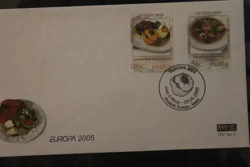 Malta 2006; Europa-Marken CEPT,  auf FDC