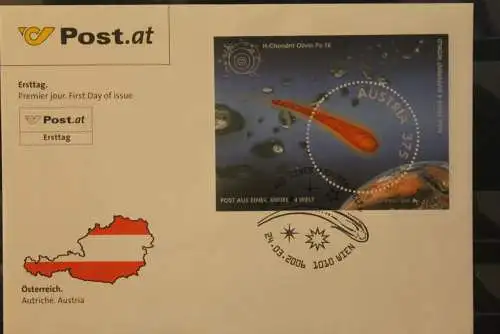 Österreich 2006; Meteor auf FDC