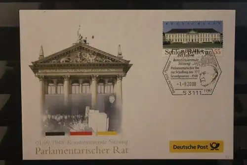 Deutschland 2008; Gedenkbrief der Deutsche Post: Parlamentarischer Rat