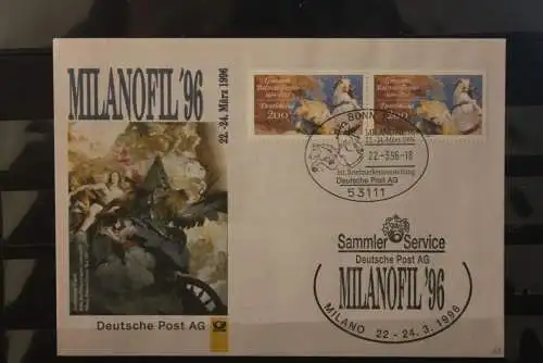 Messebrief Deutsche Post: MILANOFIL '96; Giovanni Battista Tiepolo