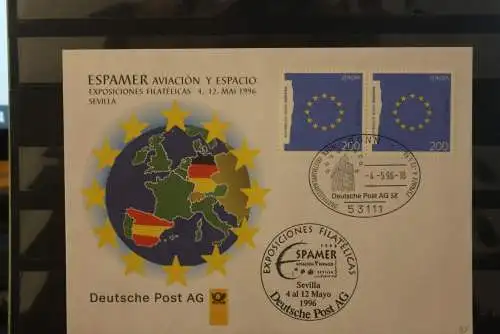 Messebrief Deutsche Post: ESPAMER 1996 Sevilla; Europamarke