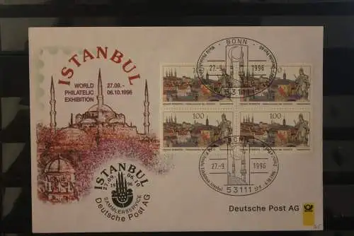 Messebrief Deutsche Post: WORLD PHILATELIC EXHIBITION ISTANBUL 1996; Bamberg