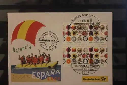 Messebrief Deutsche Post: ESPANA 2004; Europa-Marke