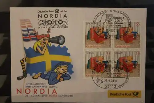 Messebrief Deutsche Post: NORDIA 2010, Schweden; Europamarke