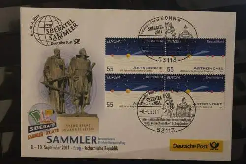 Messebrief Deutsche Post: SBERATEL 2011 Prag; Europamarke