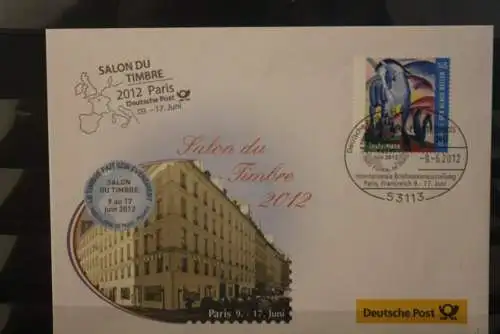 Messebrief Deutsche Post: Salon du Timbre 2012 Paris