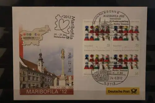 Messebrief Deutsche Post: MARIBOFILA '12;Maribor Europäische Kulturhauptstadt 2012