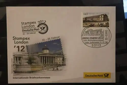 Messebrief Deutsche Post: Stampex London 2012