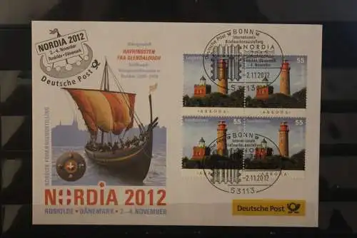 Messebrief Deutsche Post: NORDIA 2012 Dänemark; Leuchtturm Arkona