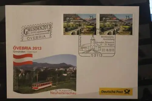 Messebrief Deutsche Post: ÖVEBRIA 2013 GMUNDEN 2013