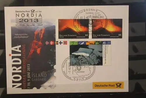 Messebrief Deutsche Post: NORDIA 2013 Island