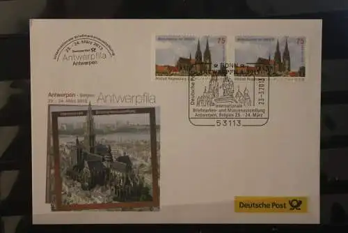 Messebrief Deutsche Post: Antwerpfila 2013; Gemeinschaftsausgabe