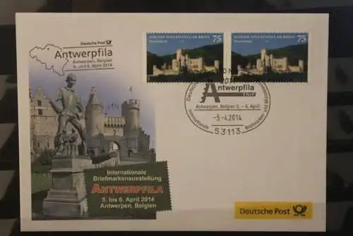 Messebrief Deutsche Post: ANTWERPFILA 2014