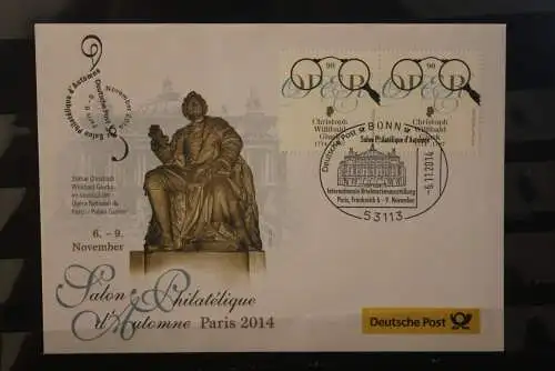 Messebrief Deutsche Post: SALON PHILATELIQUE  D' AUTOMNE PARIS 2014