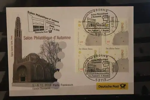 Messebrief Deutsche Post: SALON PHILATELIQUE  D' AUTOMNE PARIS 2015