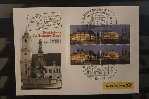 Messebrief Deutsche Post: Bratislava Collectors Days 2015; Slowakei