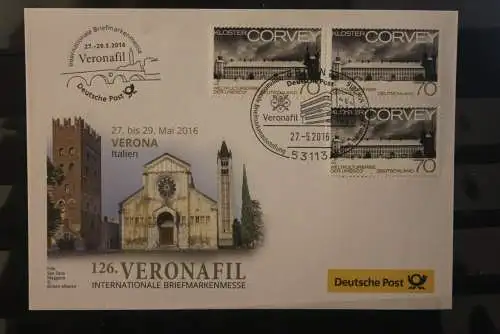 Messebrief Deutsche Post: VERONAFIL 2016; Verona