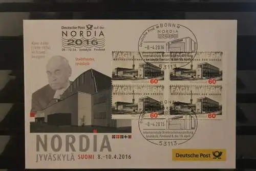 Messebrief Deutsche Post: NORDIA 2016, Finnland