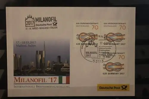 Messebrief Deutsche Post: MILANOFIL '17, Mailand 2017