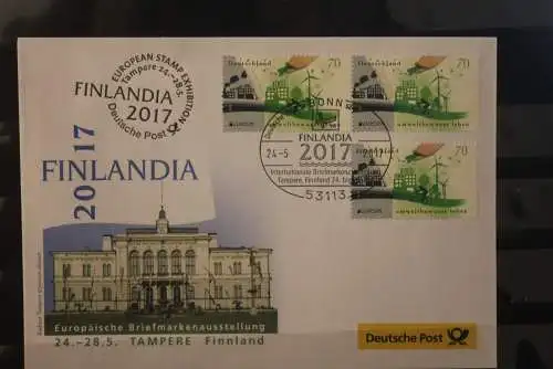 Messebrief Deutsche Post: FINLANDIA 2017