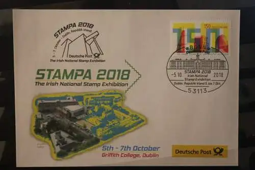 Messebrief Deutsche Post: STAMPA 2018, Dublin