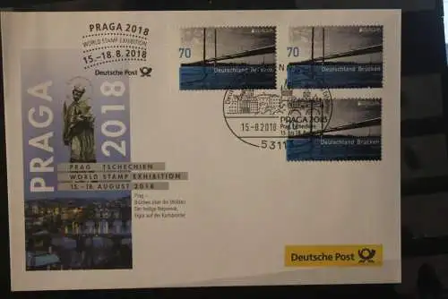 Messebrief Deutsche Post: PRAGA 2018; Europa-Marke