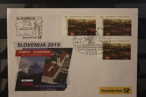 Messebrief Deutsche Post: SLOVENIJA  2019