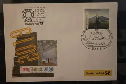 Messebrief Deutsche Post: Spring Stampex London 2019