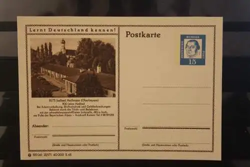 Heilbrunn, Bildpostkarte; P 81; 1963, Lernt Deutschland kennen !, ungebraucht