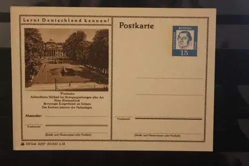 Wiesbaden, Bildpostkarte; P 81; 1963, Lernt Deutschland kennen !, ungebraucht