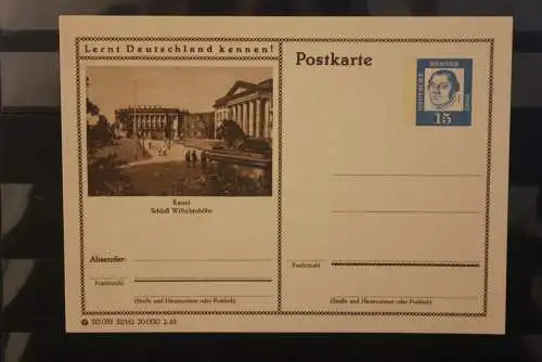 Kassel, Bildpostkarte; P 81; 1963, Lernt Deutschland kennen !, ungebraucht