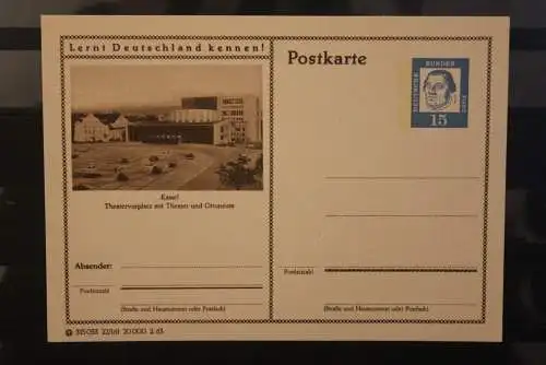 Kassel, Bildpostkarte; P 81; 1963, Lernt Deutschland kennen !, ungebraucht