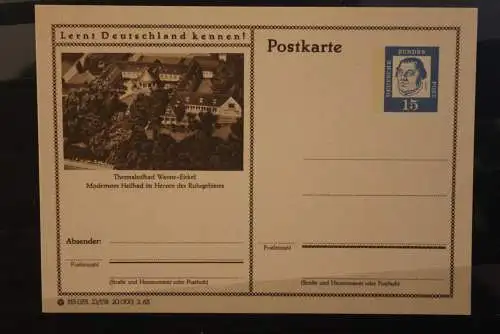 Wanne-Eickel, Bildpostkarte; P 81; 1963, Lernt Deutschland kennen !, ungebraucht