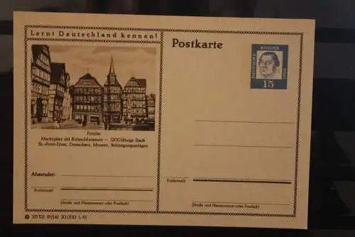 Fritzlar, Bildpostkarte; P 81; 1963, Lernt Deutschland kennen !, ungebraucht