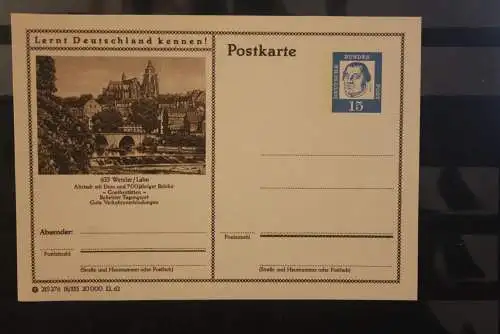 Wetzlar, Bildpostkarte; P 81; 1962, Lernt Deutschland kennen !, ungebraucht