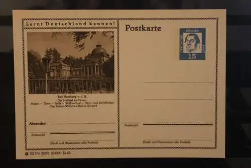 Bad Homburg v. d. H., Bildpostkarte; P 81; 1962, Lernt Deutschland kennen !, ungebraucht