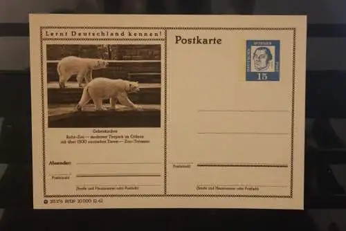 Gelsenkirchen, Bildpostkarte; P 81; 1962, Lernt Deutschland kennen !, ungebraucht