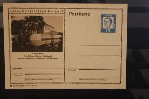 Gelsenkirchen, Bildpostkarte; P 81; 1962, Lernt Deutschland kennen !, ungebraucht