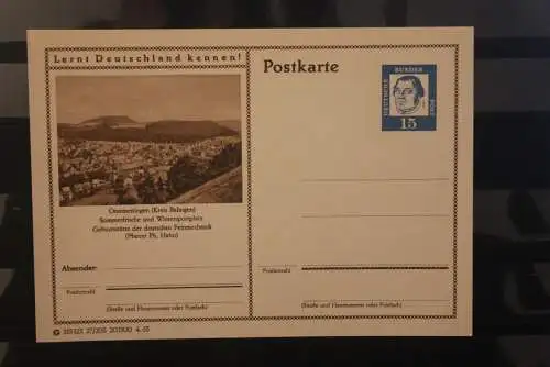 Onstmettingen, Bildpostkarte; P 81; 1963, Lernt Deutschland kennen !, ungebraucht