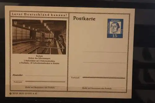 Bochum, Bildpostkarte; P 81; 1963, Lernt Deutschland kennen !, ungebraucht