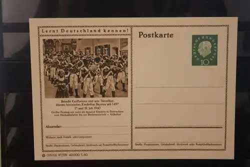 Kaufbeuren, Bildpostkarte; P 42; 1960, Lernt Deutschland kennen !, ungebraucht