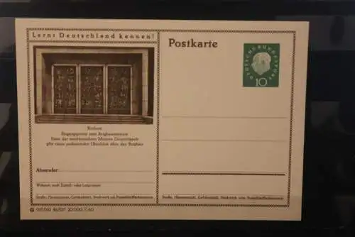 Bochum, Bildpostkarte; P 42; 1960, Lernt Deutschland kennen !, ungebraucht