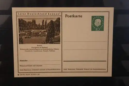 Bochum, Bildpostkarte; P 42; 1960, Lernt Deutschland kennen !, ungebraucht