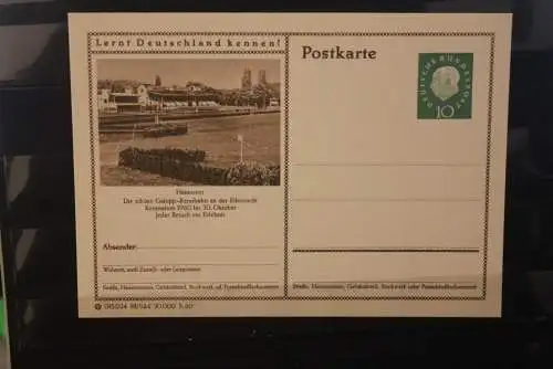 Hannover, Bildpostkarte; P 42; 1960, Lernt Deutschland kennen !, ungebraucht