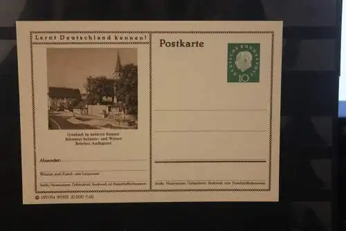 Grunbach, Bildpostkarte; P 42; 1960, Lernt Deutschland kennen !, ungebraucht